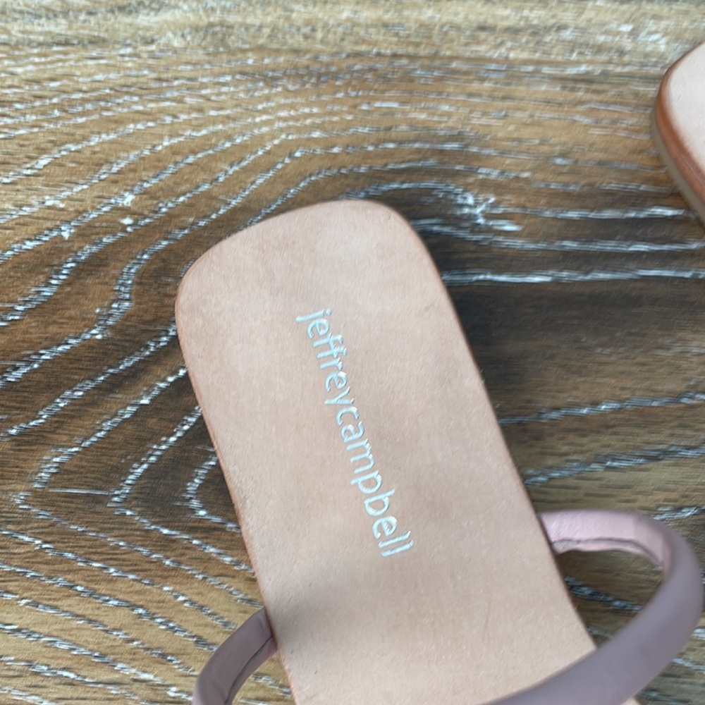 Jeffrey Campbell Darby Toe Loop Square Toe Sandal - image 4